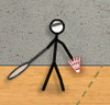 Stick Figure Badminton