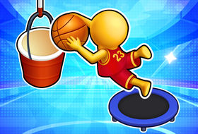 Trampoline Basketball 3D